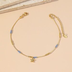 Golden Daisy Anklet